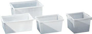 Kunststoffbehälter eck.160l PE natur L880xB640xH360mm konische Form GRAF