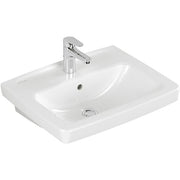 VB Waschbecken Newo 550x440mm eckig 1HL. mit Überlauf weiß