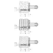 KE Bef.-Set 5 PLAN CARE 34991 2x Senkholzschraube 10x80 V2A