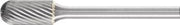 Kleinfrässtift Form WRC D.6mm Kopf-L.13mm Schaft-D.3mm HM Verz.5 PFERD