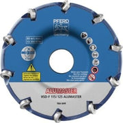Milling Disc ALUMASTER HSD-F D.115/125mm Plastic Case PFERD