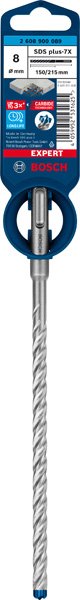 Hammer Drill Bit Expert SDS-7X D.8mm Working-L.150mm L.215mm SDS-Plus 1 pc.BOSCH