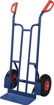 Sackkarre H.1150mm Schaufel-L150xB400mm PU-Bereifung Trgf.250kg blau TECWERK