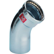 VIEGA Bogen 45 Grad PRESTABO 1126.1XL 108,0mm Stahl verzink