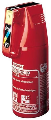 Pulverfeuerlöscher 1kg m.Dauerdruck Brandkl.8 A 34 B C o.Manometer,m.Halter