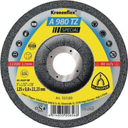 Trennscheibe A 980 TZ Special D125x0,8mm gekröpft INOX Bohr.22,23mm KLINGSPOR