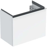 GE iCon Unterschrank für HWB, 1 Schubl. 52x41,5x30,7cm, weiß hgl. / Gr. chrom