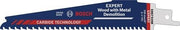 Reciprocating Saw Blade Wood Metal Demolition S 1167 XHM L.225mm W.25mm 5mm 10 pcs./card