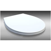 WC-Sitz mit Deckel, m. Edelstahlscharn. Basic 3.0, Duroplast, weiß