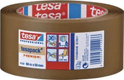 Verpackungsklebeband PVC tesapack® 4124 chamois Länge 66m Breite 50mm Rolle TESA