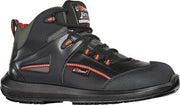 Sicherheitsstiefel Teak Gr.40 schwarz/rot Leder S3 SRC ESD EN20345
