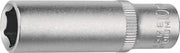 Tiefbett-Steckschlüsseleinsatz 1/4 Zoll 6-kant lang SW 7mm L.50mm TECWERK