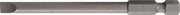 Bit f.Schlitzschrauben 4,5mm L.89mm 1/4 Zoll E6,3 Schneidenstärke 0,6mm TECWERK