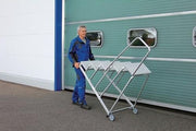 Arbeitspodest Stufen 5 eins.begehbar H.1000mm R13-Belag MUNK