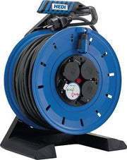 Kabeltrommel 50m H07RN-F 3x1,5mm² 290mm 4 Schutzkontaktsteckdosen IP54 HEDI