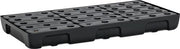Auffangwanne 27l L976xB495xH95mm Polyethylen m.PE-Rost u.Leckanzeiger CEMO