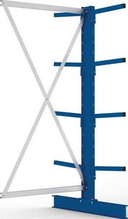 Cantilever racking H2000xW1000xD500mm add-on unit double-sided load capacity 2900 kg