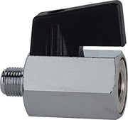 Mini-Kugelhahn 20,95mm G 1/2 Zoll IG/AG RIEGLER
