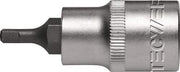 Steckschlüsseleinsatz 1/2 Zoll Innen-6-kant SW 4mm L.55mm TECWERK