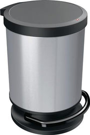 Tretabfallsammler PASO 20 l B302xH432mm Kunststoff silber ROTHO