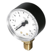 Resideo Manometer M38K G 1/4, 50mm, unten, Teilung 0-10bar