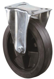 Fixed caster D.100mm Load capacity 140kg Mounting plate L104xW80mm BS ROLLS