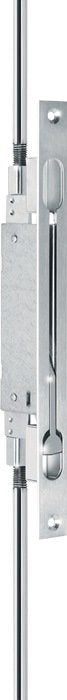 Türkantriegel 345K 35 mmStulpb.24mm Stulpl.285mm VA Edelstahl F-St.ktg.FUHR