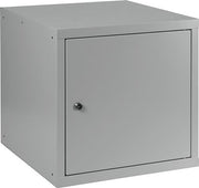 Schließfachschrank lichtgrau/lichtgrau H450xB450xT450mm 1 Abteile