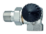 HEIMEIER Thermostat-Ventilunterteil mit ger. Widerstand, Winkeleck/re., DN15