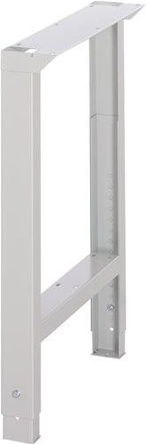 Werkbankfuß BK 650 verstellb.H750-1100xB70/120mm lichtgrau TECWERK