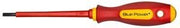 Blue Power Schraubendreher 2-K, VDE isoliert, Schlitz, 2,5x75mm