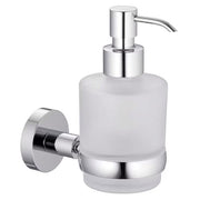 SAM Bono Crystal Glass Soap Dispenser with Holder, chrome