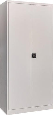Flügeltürenschrank H1950xB890xT545mm lichtgrau/lichtgrau 4 Böden PAVOY