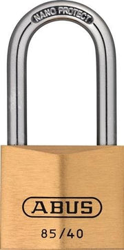 Cylinder padlock 85/40HB40 ka Body-W.40mm brass ka.0709 ABUS