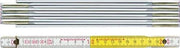 Gliedermaßstab 9802 L.2m B.16mm mm/cm EG III Buche weiß-gelb BMI