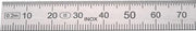 Stahlmaßstab L.300mm rostfr.Stahl biegsam Teilung B=mm/1/2mm H.PREISSER