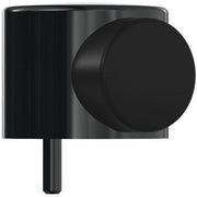 Bodentürpuffer 615 90 D.52mm H.42,5mm 90 tiefschwarz Dübelmontage HEWI