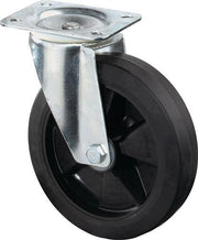 Lenkrolle D.100mm Trgf.140kg VG Platte L104xB80mm BS ROLLEN