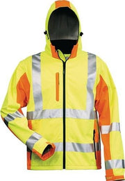 Warnschutz-Softshelljacke JIM Gr.M gelb/orange