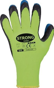 Handschuhe Forster Gr.10 neon-gelb/blau EN 388,EN 511 PSA II PES m.Latex