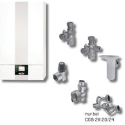Wolf CGB-2-20 BM-2 Condensing Boiler Package, Surface-Mounted