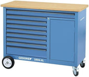 Rollwerkbank 1504 XL 1710 B.1250T.630xH.985mm 9 Schubladen u.Schrank GEDORE