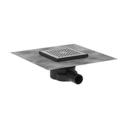 HG Komplettset Punktab.RainDrain Point 150x150mm Edelstahl gebürstet