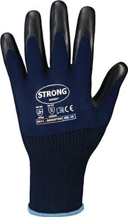 Handschuhe GRIDSTER Gr.9 dunkelblau/schwarz EN 388,EN 407 PSA II STRONGHAND