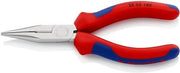 Flachrundzange L.140mm flach/rund ger.Mehrkomp.-Hüllen KNIPEX