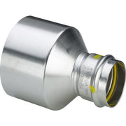 VI SANPRESS INOX G Reduzierst. 0215.1XL 88,9x54mm, Edelstahl, für Gas