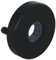 Drückerrosette 305.21PBR D.21mm,Ed.matt,tiefschwz,KN+LN,TS38,1