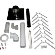 Wolf Anschluss-Set DN60/100 an Abgas- leitung f. Schachteinbau, Edelstahl
