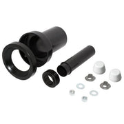 COMFORT PE-Wand-WC-Anschlussgarnitur 180mm DN 90/110 mit Deckkappen weiß