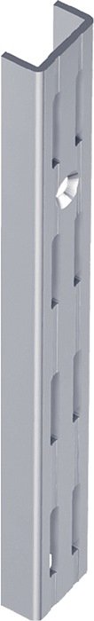 Wandsch.L.2000mm weißaluminum STA zweireihige Lochung ALFER ALUMINIUM